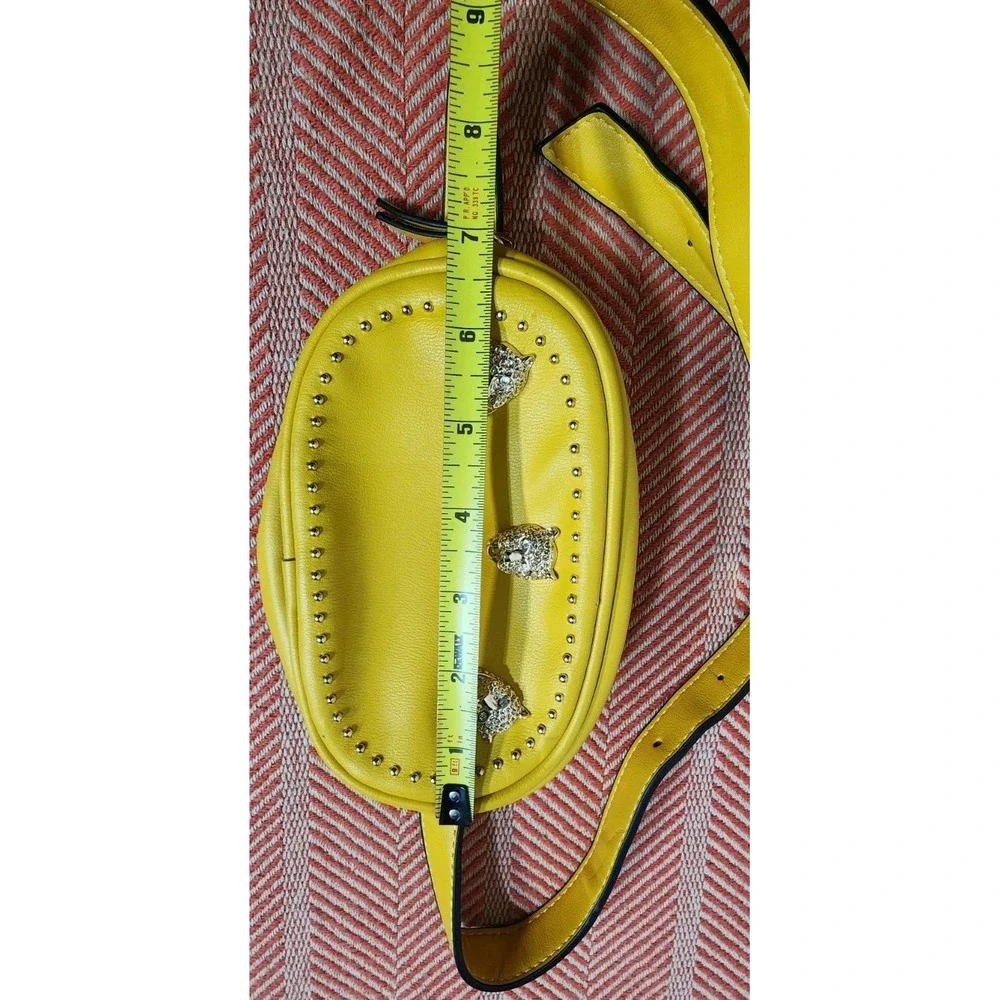 Topshop Bumbag Yellow Tiger Embellishment Jewel Fanny Pack Bag Purse‎ NEW